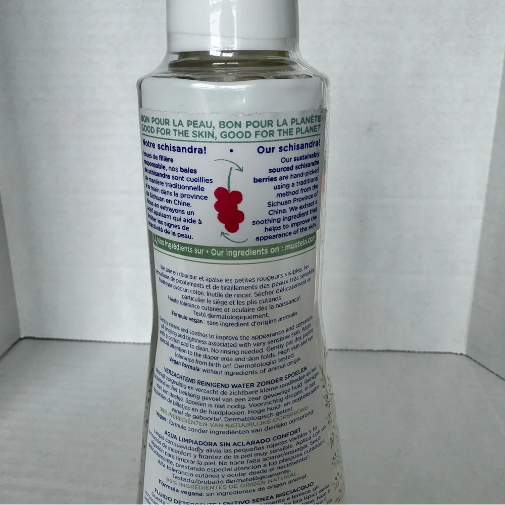 New Mustela No Rinse Soothing Cleansing Water Very Sensitive Skin 10.14 oz Baby - Picture 6 of 13